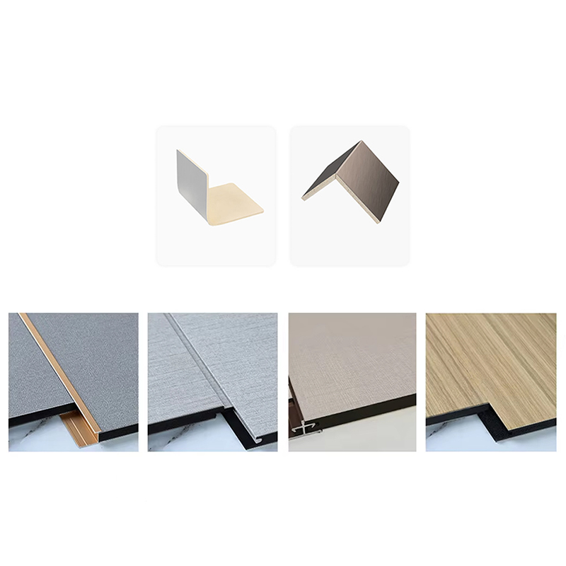 Letvægts PVC kulstof krystalplade Højdensitet anti-ridse 5 mm-8 mm tyk til kommerciel hotelbadeværelsesdekoration Brandsikker B1 klasse Holdbar vægpanel