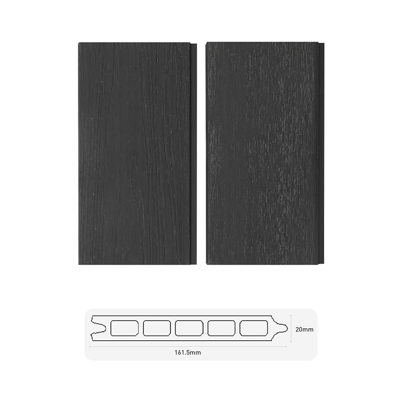 Træ Plast Komposit Wpc Hegn Hjem Have Gårdhave Hegn Paneler Bedre end Vinyl Pvc Hegn Vandtæt Udendørs Privacy Board Hdpe