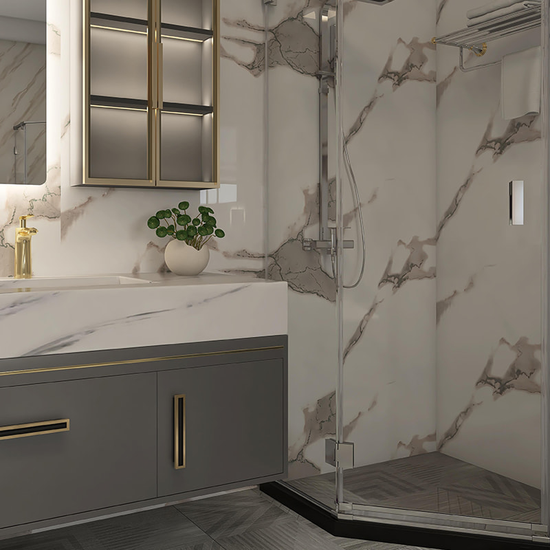 Selvklæbende Wall Stickers Engros Tapet, PVC Wall Sticker til Spisestue Soveværelse Stue Antikollisionstapet